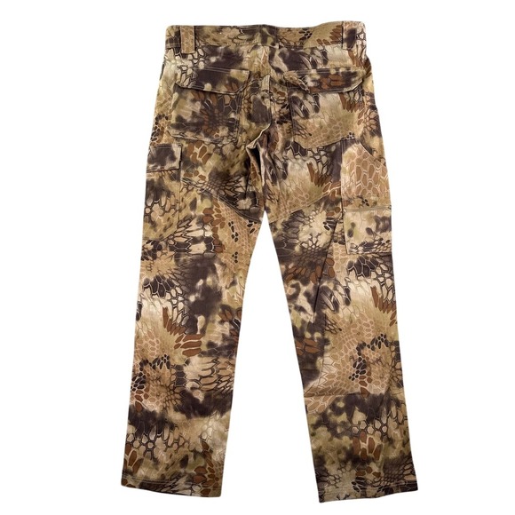 Kryptek Pants Mens XL Brown Tactical Cargo Battlefield to Highlander Camo Hunt - Picture 2 of 13